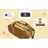 HORI Adventure Pack Umhängetasche (Holzbraun) braun, für Nintendo Switch 2 / Switch / Switch OLED / Switch Lite