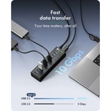 ICY BOX IB-AC6110a, USB-Hub schwarz