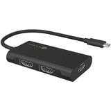 ICY BOX IB-AD1030-C, Adapter schwarz, USB Type-C, HDMI