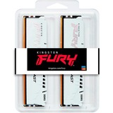 Kingston FURY DIMM 32 GB DDR5-6400 (2x 16 GB) Dual-Kit, Arbeitsspeicher weiß, KF564C32BWEK2-32, FURY Beast, INTEL XMP, AMD EXPO
