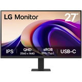 LG 27U631A-B, LED-Monitor 68.5 cm (27 Zoll), schwarz, QHD, IPS, HDMI, USB-C, 100Hz Panel