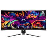 MSI MAG 341CQPDE QD-OLED Generalüberholt, Gaming-Monitor 86.8 cm (34.2 Zoll), schwarz, UWQHD, QD-OLED, Curved, Adaptive-Sync, HDR, 175Hz Panel