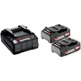 Metabo Basis-Set 2 x 2.0 Ah (685161000), Akku 2 x LiPOWER Akkupack 18 V/2,0 Ah