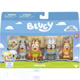 Moose Toys Bluey - Figuren 4er Pack Pavlova, Spielgebäude 