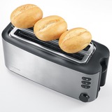 Severin Automatik-Langschlitztoaster AT 2509 edelstahl/schwarz, 1.400 Watt, für 4 Scheiben Toast