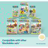 Spin Master Melissa & Doug - Blockables Fahrzeuge Spielset, Konstruktionsspielzeug 