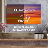 Telefunken XU43VP750M, LED-Fernseher 108 cm (43 Zoll), schwarz, UltraHD/4K, Tripple-Tuner, SmartTV, VIDAA-Betriebssystem