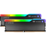Thermaltake DIMM 16 GB DDR4-4600 Kit, Arbeitsspeicher schwarz, R019D408GX2-4600C19A, Toughram Z-ONE RGB, XMP