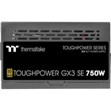 Thermaltake Toughpower GX3 SE 750W, PC-Netzteil schwarz, 1x 12-Pin High Power GPU, 2x PCIe, 750 Watt