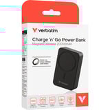 Verbatim Wireless Powerbank Charge 'n' Go 20.000mAh schwarz, Qi, PD 3.0, Quick Charge 3.0
