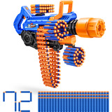 ZURU XSHOT Insanity - Blaster Smoke N Barrel, Dartblaster inkl. 72 Darts