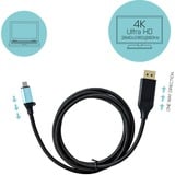 i-tec Adapterkabel USB-C > DisplayPort 4K / 60Hz schwarz, 2 Meter