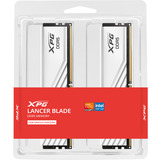 ADATA DIMM 32 GB DDR5-6000 (2x 16 GB) Dual-Kit, Arbeitsspeicher weiß, AX5U6000C3616G-DTLABWH, XPG Lancer Blade, INTEL XMP, AMD EXPO