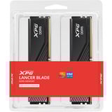 ADATA DIMM 32 GB DDR5-6000 (2x 16 GB) Dual-Kit, Arbeitsspeicher schwarz, AX5U6000C2816G-DTLABBK, XPG Lancer Blade, INTEL XMP, AMD EXPO