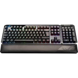 ASUS ROG Claymore II, Gaming-Tastatur schwarz, DE-Layout, ROG RX Red
