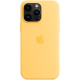 Apple Silikon Case mit MagSafe, Handyhülle gelb, Sonnenlicht, iPhone 14 Pro Max