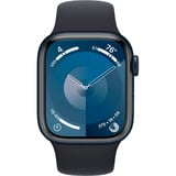 Apple Watch Series 9 Generalüberholt, Smartwatch dunkelblau/dunkelblau, Aluminium, 45 mm, Sportarmband, Cellular
