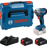 Bosch Akku-Schlagschrauber GDS 18V-350 Professional, 18Volt blau, 2x Li-Ion Akku 4,0Ah, in L-BOXX