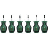 Bosch Kurzschraubendreher Set, 6-teilig grün/schwarz, 6-teilig