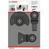 Bosch Professional Starlock Fliesen-Basis-Set, 3-teilig, Sägeblatt-Satz für Multifunktionswerkzeuge