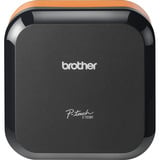 Brother P-touch E720BT CUBE Pro, Etikettendrucker schwarz/orange