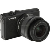 Canon EOS M200 KIT (15-45 mm IS STM), Digitalkamera schwarz, inkl. Canon-Objektiv