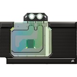 Corsair Hydro X Series iCUE LINK XG7 RGB 4080 STRIX/TUF GPU-Wasserkühler, Wasserkühlung schwarz/transparent, inkl. Backplate