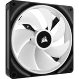 Corsair iCUE LINK QX140 RGB 140-mm-PWM-Lüfter, Gehäuselüfter schwarz, Erweiterungskit, 140 mm