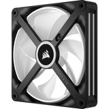 Corsair iCUE LINK QX140 RGB 140-mm-PWM-Lüfter, Gehäuselüfter schwarz, Erweiterungskit, 140 mm