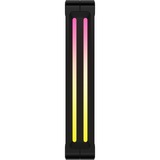 Corsair iCUE LINK QX140 RGB 140-mm-PWM-Lüfter, Gehäuselüfter schwarz, Erweiterungskit, 140 mm