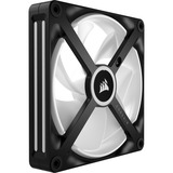 Corsair iCUE LINK QX140 RGB 140-mm-PWM-Lüfter, Gehäuselüfter schwarz, Erweiterungskit, 140 mm