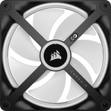 Corsair iCUE LINK QX140 RGB 140-mm-PWM-Lüfter, Gehäuselüfter schwarz, Erweiterungskit, 140 mm