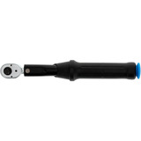 GEDORE TORCOFLEX 1/4" 1-5 Nm 3549-00 UK, Drehmomentschlüssel schwarz/blau, 1-5 Nm, mit integrierter Hebel-Umschaltknarre