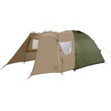 Jack Wolfskin Kuppelzelt GRAND ILLUSION IV creme, mit Tunnel-Anbau, Modell 2022