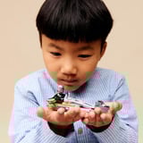 LEGO 75436 Star Wars Der Mandalorianer und Grogu auf ihrem Speeder Bike, Konstruktionsspielzeug 