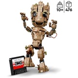 LEGO 76217 Marvel Super Heroes - Ich bin Groot, Konstruktionsspielzeug Baubare Baby Groot-Figur