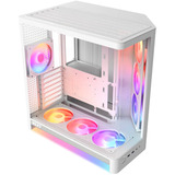 NZXT H6 RGB+ ( 2026 ) All White, Tower-Gehäuse weiß, Tempered Glass x 2