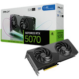 PNY GeForce RTX 5070 Slim OC, Grafikkarte DLSS 4, 3x DisplayPort, 1x HDMI 2.1