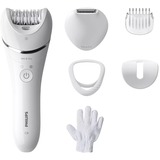 Philips Epilator Series 8000 BRE715/10, Epiliergerät weiß/chrom