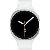 SAMSUNG Galaxy Watch8, Smartwatch silber, 40 mm, LTE, Sport Band S/M