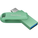SanDisk Ultra Dual Drive Go USB Type-C 64 GB, USB-Stick grün, USB-A 3.2 Gen 1, USB-C 3.2 Gen 1