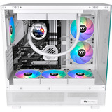Thermaltake CT140 Reverse ARGB Sync PC Cooling Fan White, Gehäuselüfter weiß, 2er Pack, Reverse, 140 mm