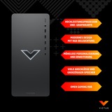 Victus by HP 15L Gaming Desktop TG02-1200ng, Gaming-PC schwarz, ohne Betriebssystem