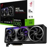 ASUS GeForce RTX 5080 ROG ASTRAL GAMING OC, Grafikkarte DLSS 4, 3x DisplayPort, 2x HDMI 2.1