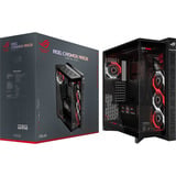 ASUS ROG Cronox GR801 CURVE TG ARGB Black Edition, Tower-Gehäuse schwarz, Panorama-Glas Design