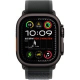 Apple Watch Ultra 2, Smartwatch schwarz, 49 mm, Trail Loop schwarz S/M, Titangehäuse, Cellular