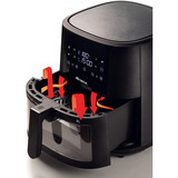 Ariete Heißluftfritteuse 9 L schwarz, 1.500 Watt, Korb 9 Liter, mit Sichtfenster