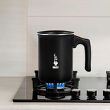 Bialetti Tutto Crema, Milchaufschäumer schwarz, Für 6 Tassen