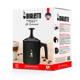 Bialetti Tutto Crema, Milchaufschäumer schwarz, Für 6 Tassen
