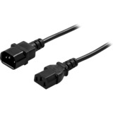 BlueWalker IEC-Kabel C13/C14, Verlängerungskabel schwarz, 10A, 180cm